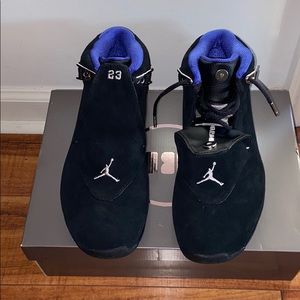Air Jordan 18 Retro Black/Metallic Sliver